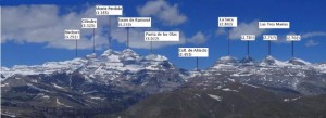 Picos para Escalar Ordesa-Monte Perdido, Marboré, Coll. de Añisclo