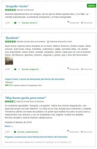 Opiniones Tripadvisor Restaurante San Ramón de Barbastro